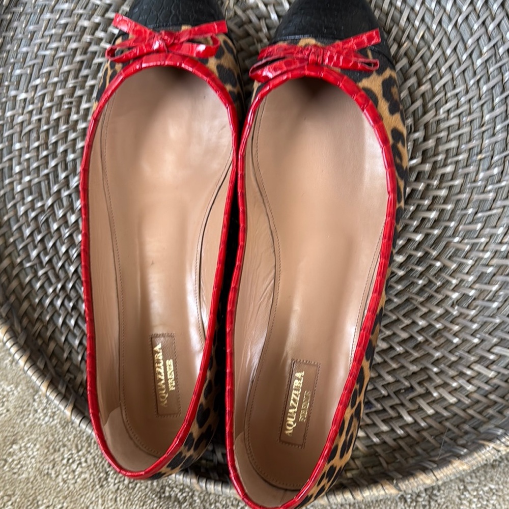 Valextra Red and Black Women's Shoes